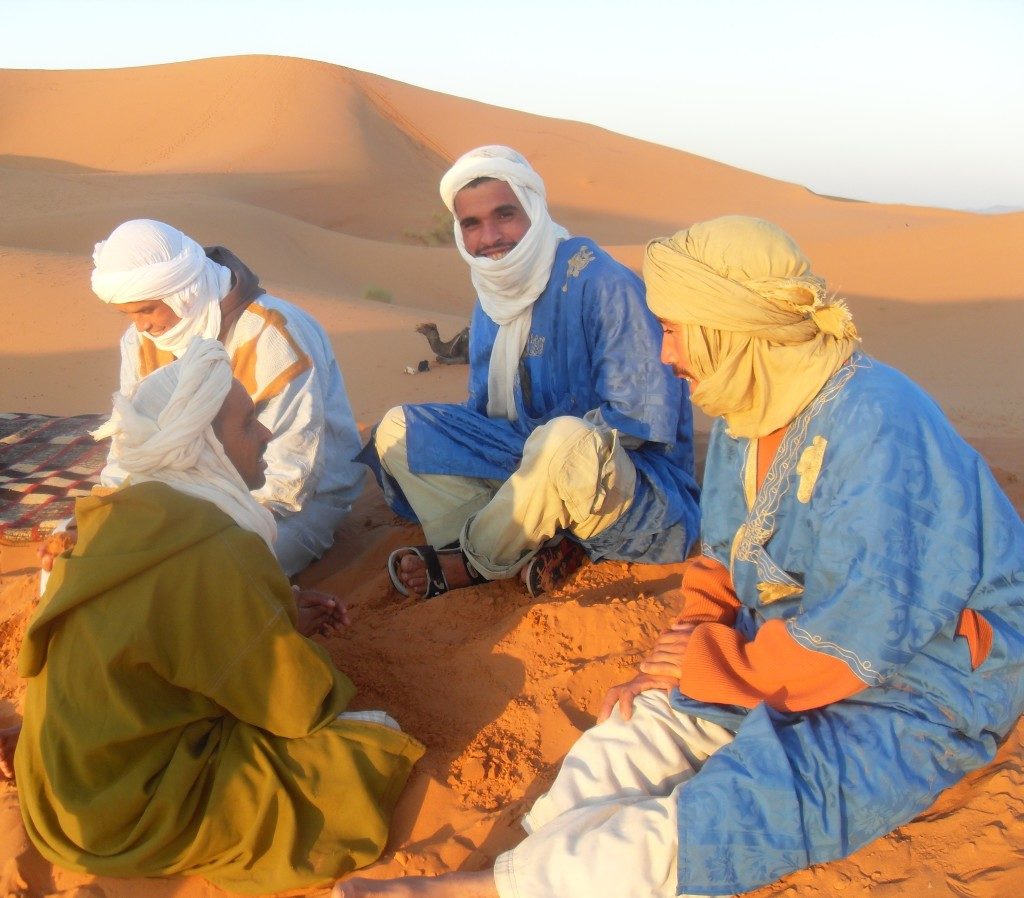 Sahara al sorgere del sole
