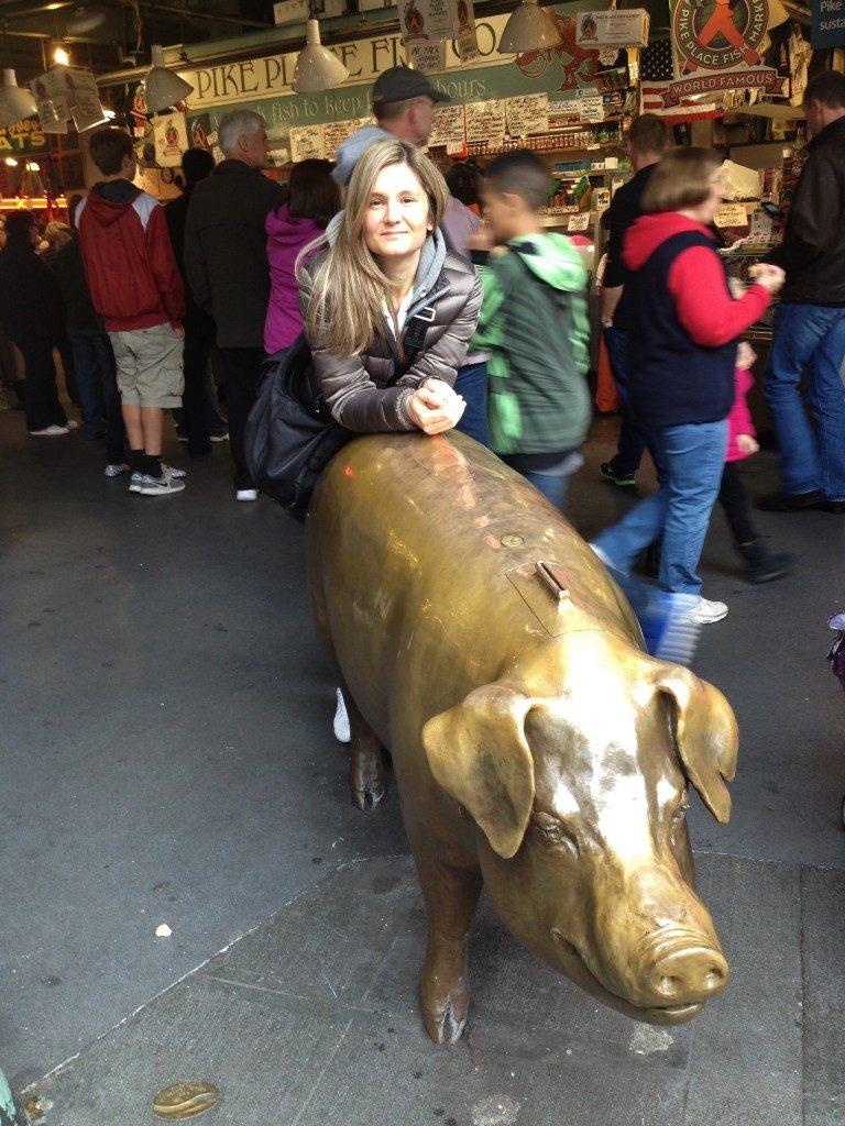 Cosa vedere a Seattle: il porcellino del Pike Place Market, Rachel
