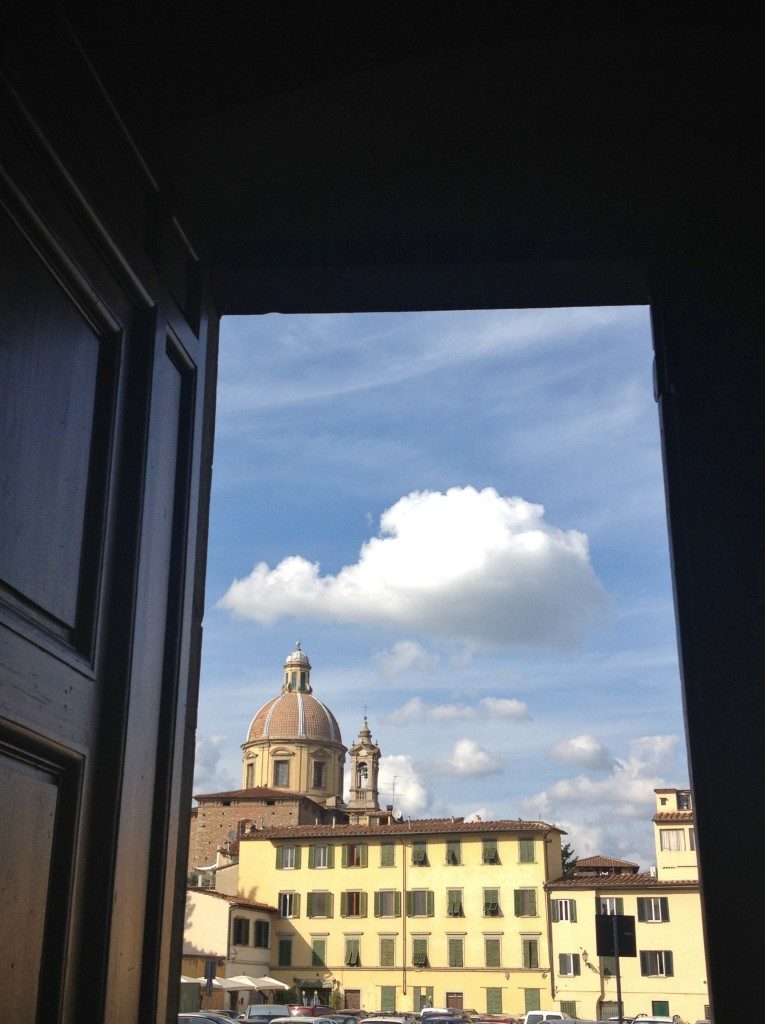 Vista su Firenze dalla Chiesa di Santa Maria del Carmine, nell'Oltrarno