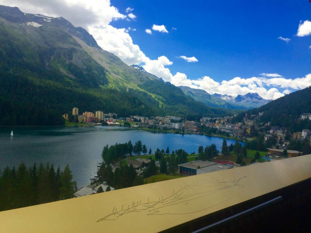 Badrutt’s Palace Hotel, room with a view of the St. Moritz Lake