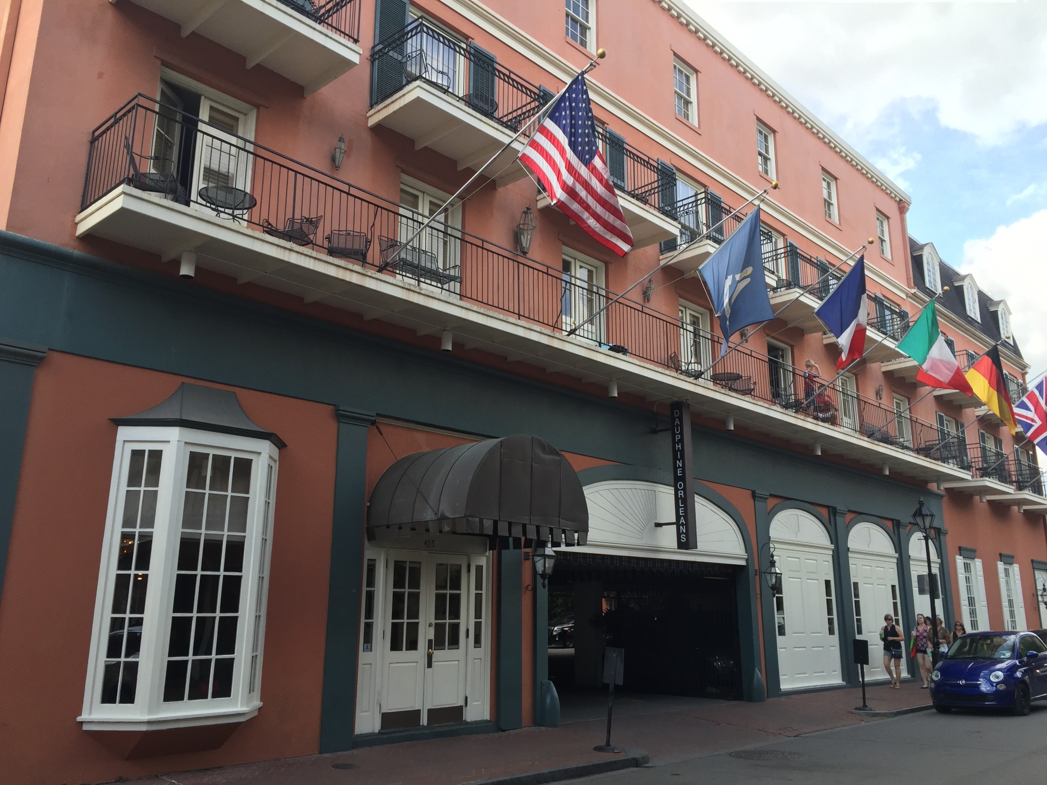 The old New Orleans  the ghosts Dauphine Orleans Hotel