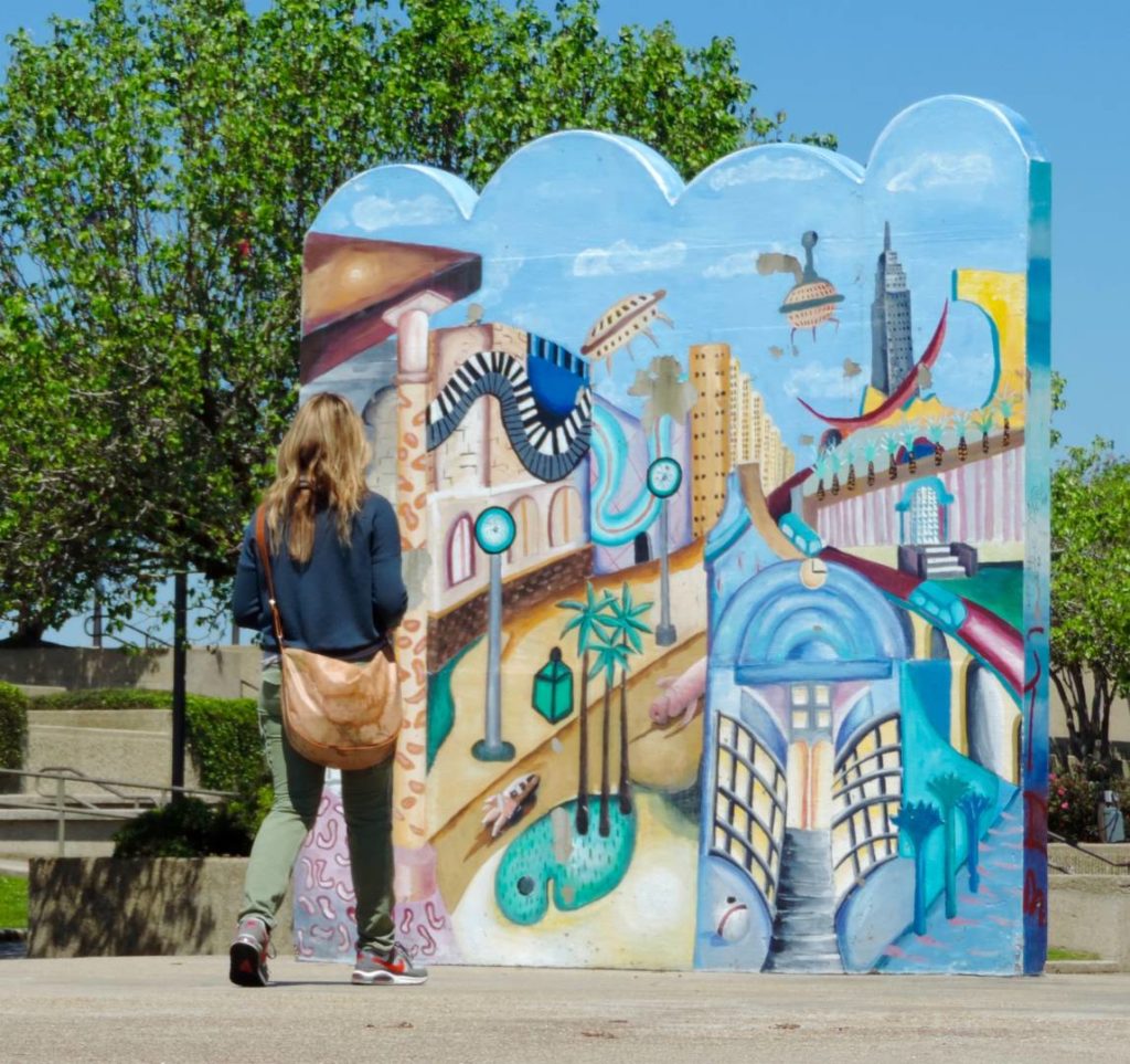 Visitare Baton Rouge: murales sulla River Road