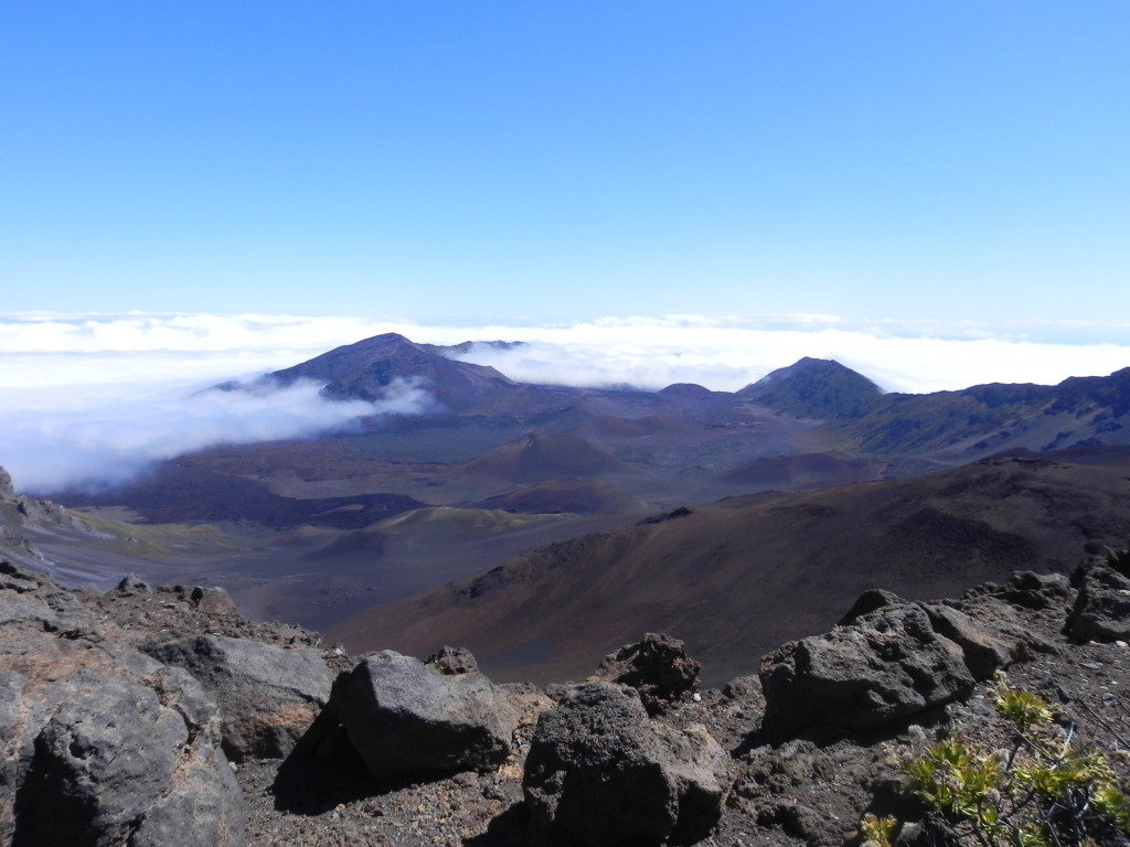 In cima al vulcano di Maui