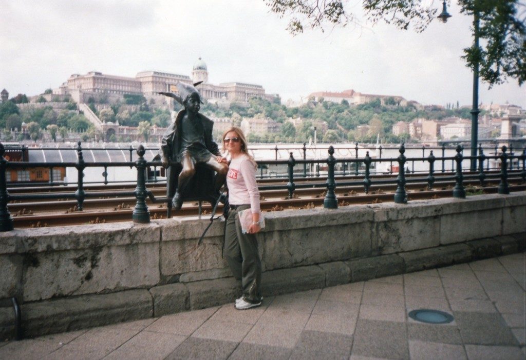 A Budapest...sullo sfondo il palazzo reale