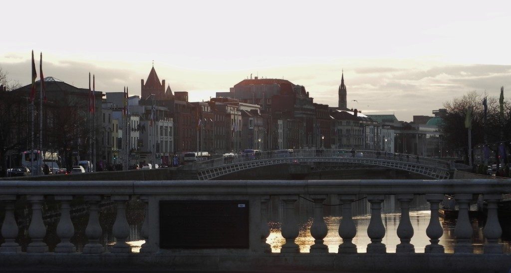 Tramonto sul Liffey...