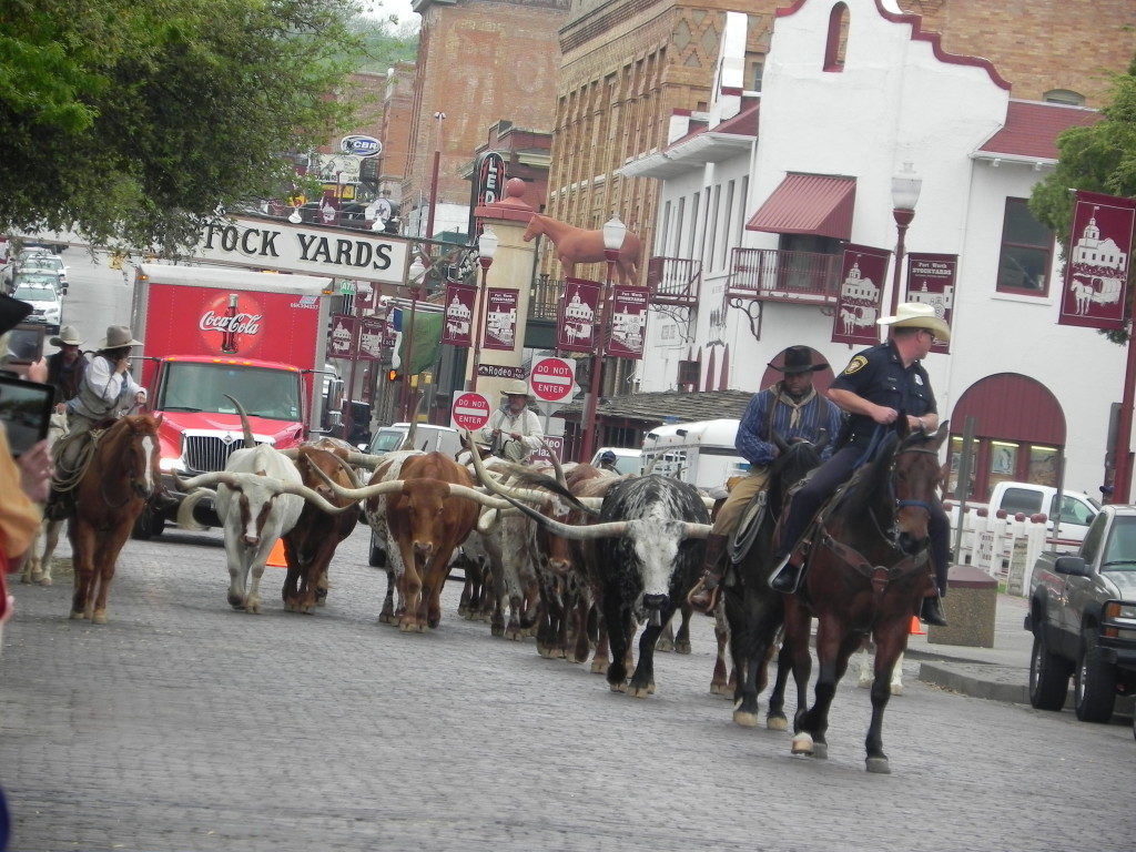 Welcome in to the West, Fort Worth stockyards