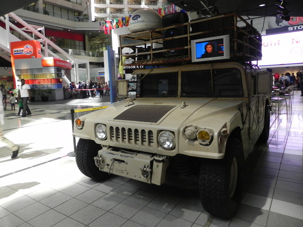 La Jeep usata a Bagdad durante la Guerra del Golfo