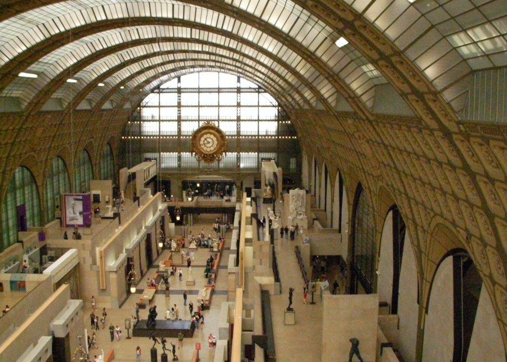 L'ingresso del Museo, la vecchia sala della Gare d'Orsay...