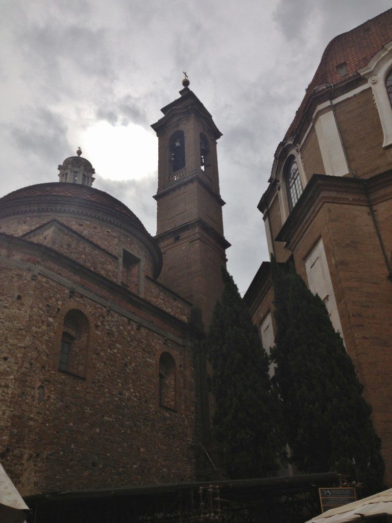 Parte del Complesso di San Lorenzo alle cui spalle sorgono le Cappelle Medicee