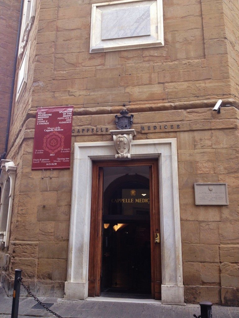 L'ingresso delle Cappelle Medicee