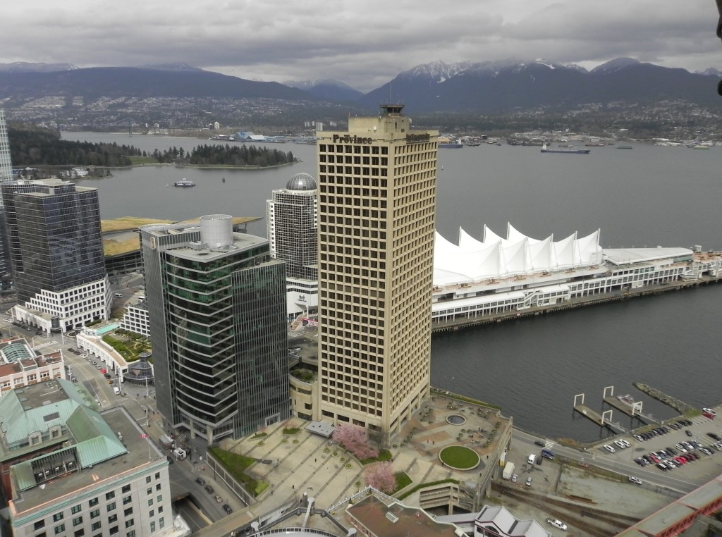 la vista dal Vancouver Lookout