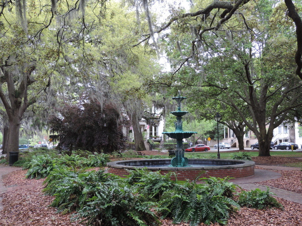 A square in Savannah