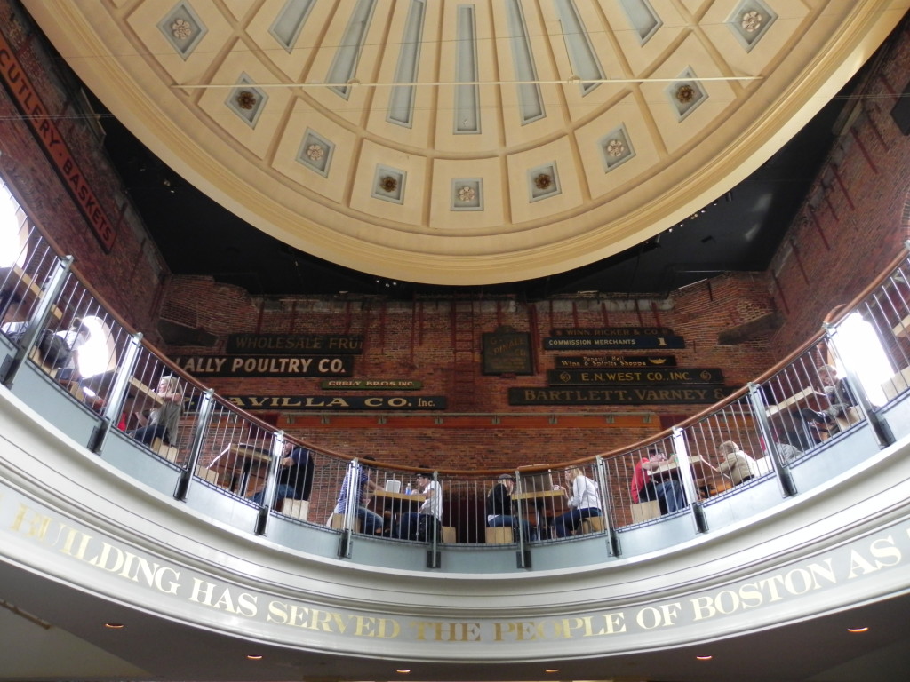 La cupola interna del Quincy Market
