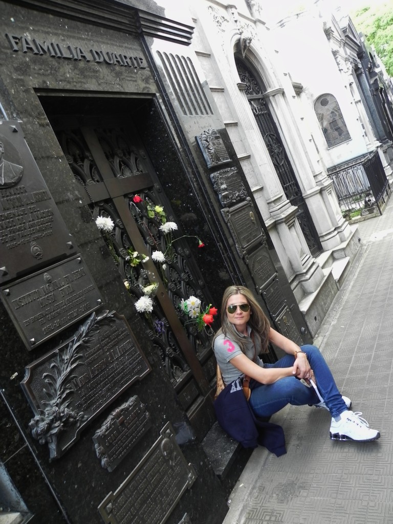 La tomba di Evita Peron nel Cimitero de la Recoleta