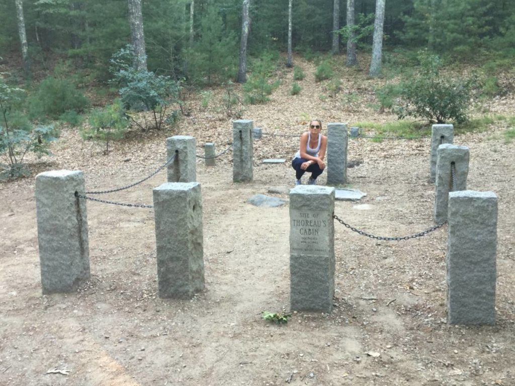 Walden Pond, il sito nei boschi della capanna di Thoreau