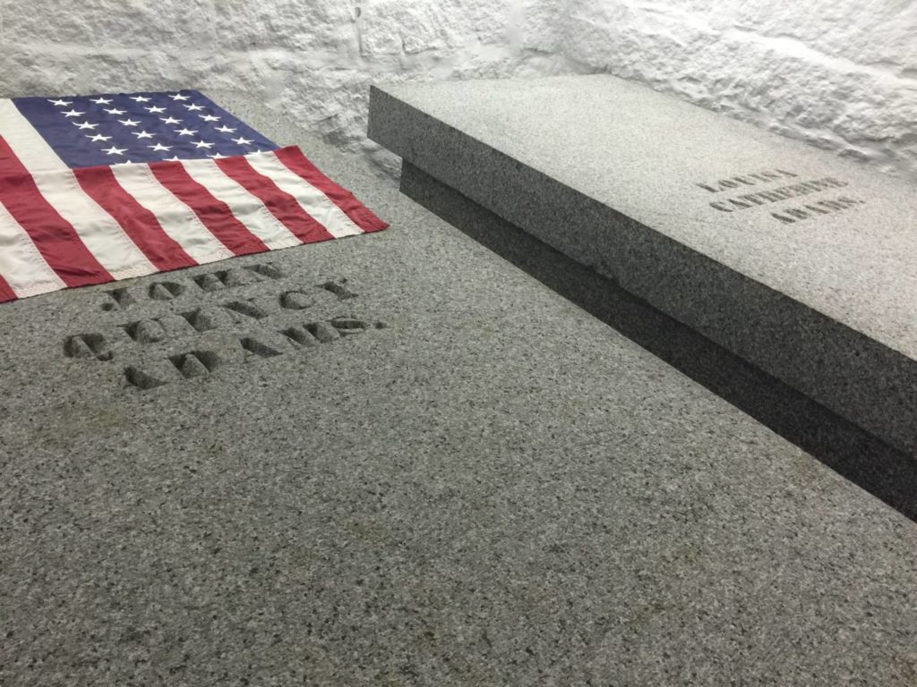 John Quincy Adams and his wife Louisa’s grave