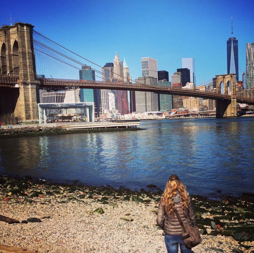 What to see in Brooklyn: view of Lower Manhattan and of the Brooklyn Bridge