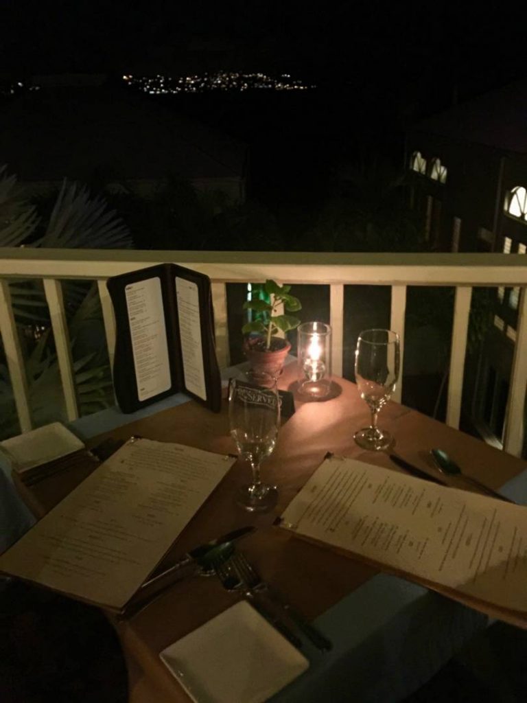 What to see in St. John: dinner with a view at the Ocean 362