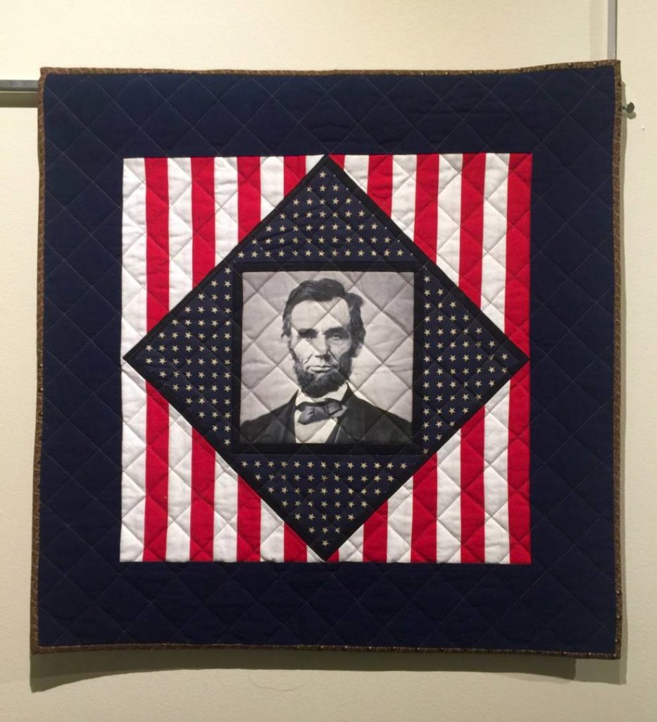 A Quist dedicated to President Abraham Lincoln, New England Quilt Museum