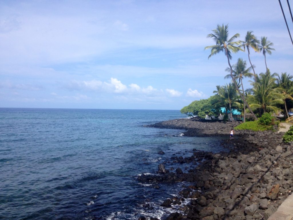 La costa lavica di Big Island