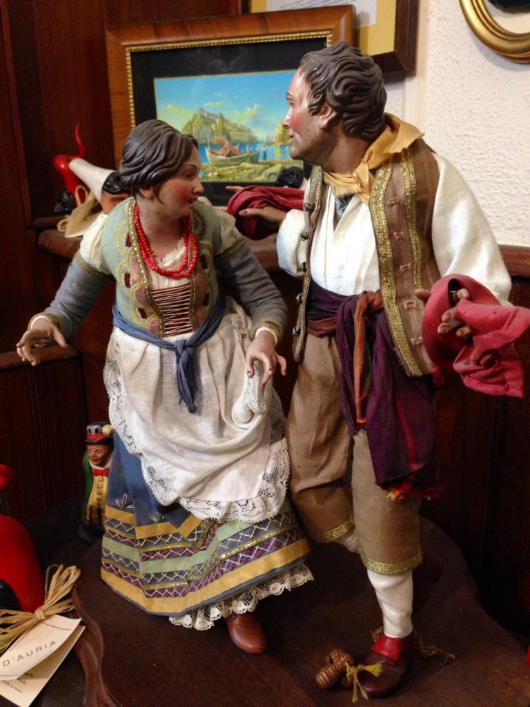 I danzatori di tarantella, Napoli, Presepi D'Auria
