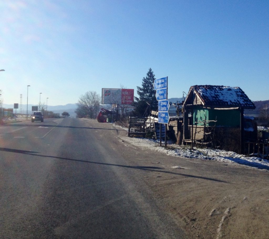 La strada che da Sofia conduce verso Rila