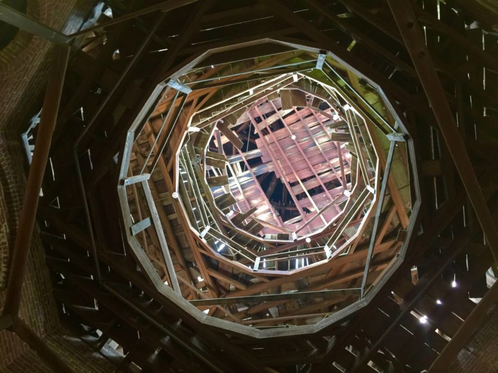 Itineraries in Mississippi: Longwood Plantation, the dome seen from the inside