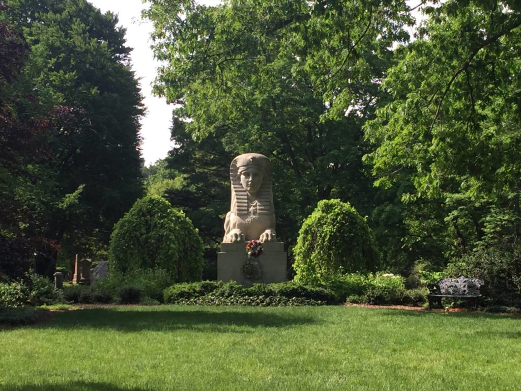 Mount Auburn Cemetery. la Sfinge