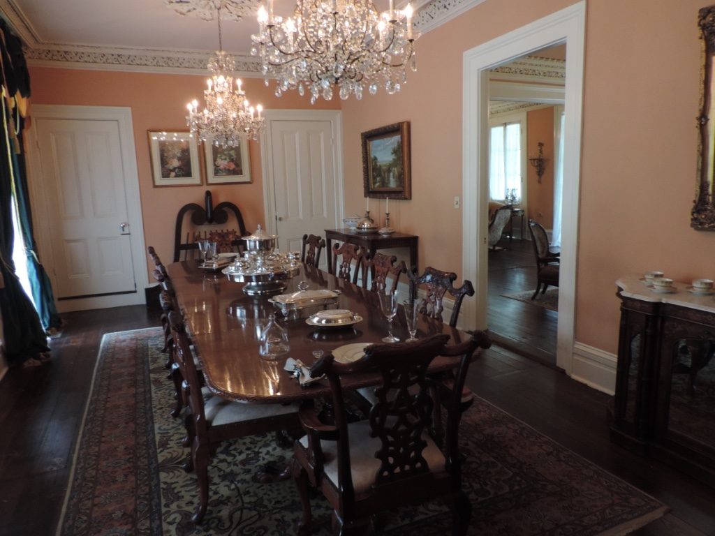 Myrtles Plantation, la sala da pranzo