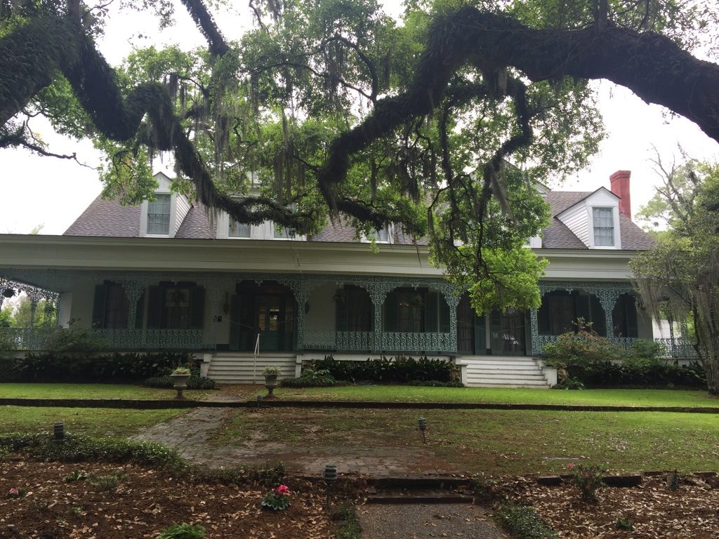 Myrtle Plantation vista dal parco