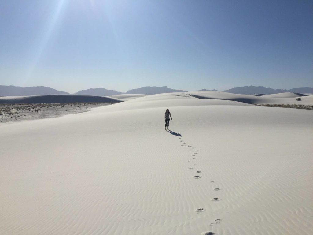 White Sands, impronte