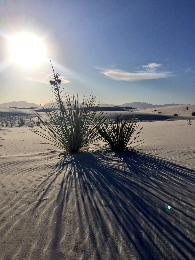 White Sands National Park, tramonto