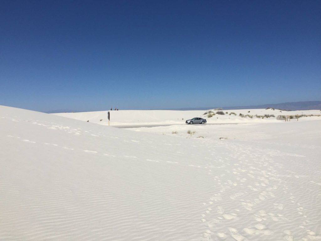 La Dunes Drive vista dalle dune 
