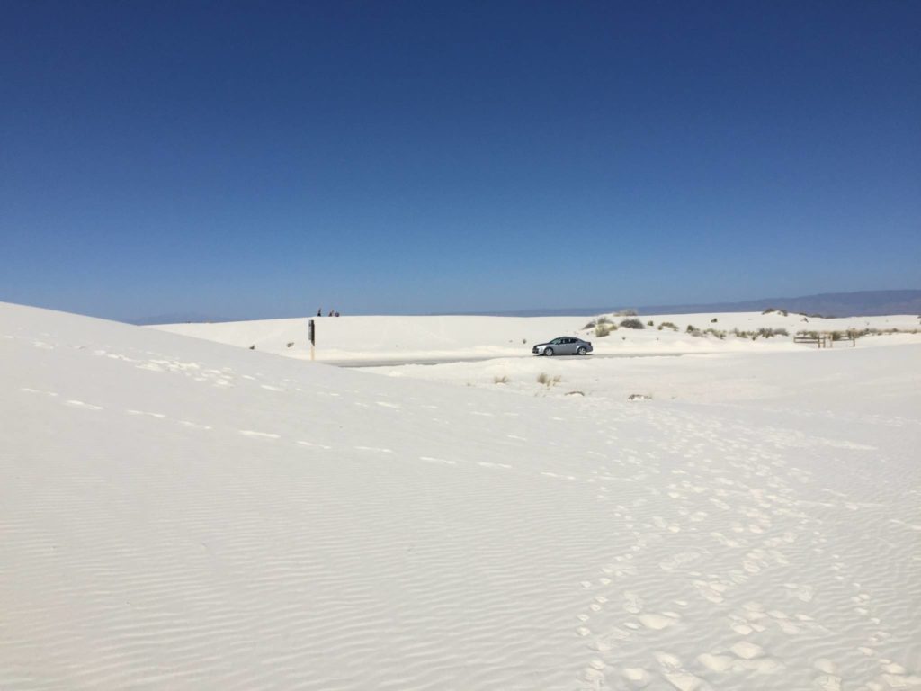 La Dunes Drive vista dalle dune 
