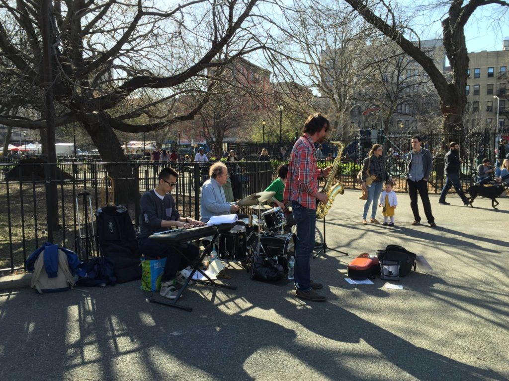 Free Music sessions in Tompkins Square Park