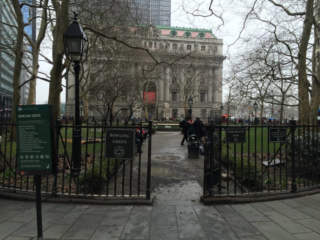 Unusual New York: Bowling Green Park