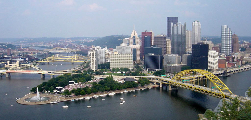 Pittsburgh vista dal Mount Washington