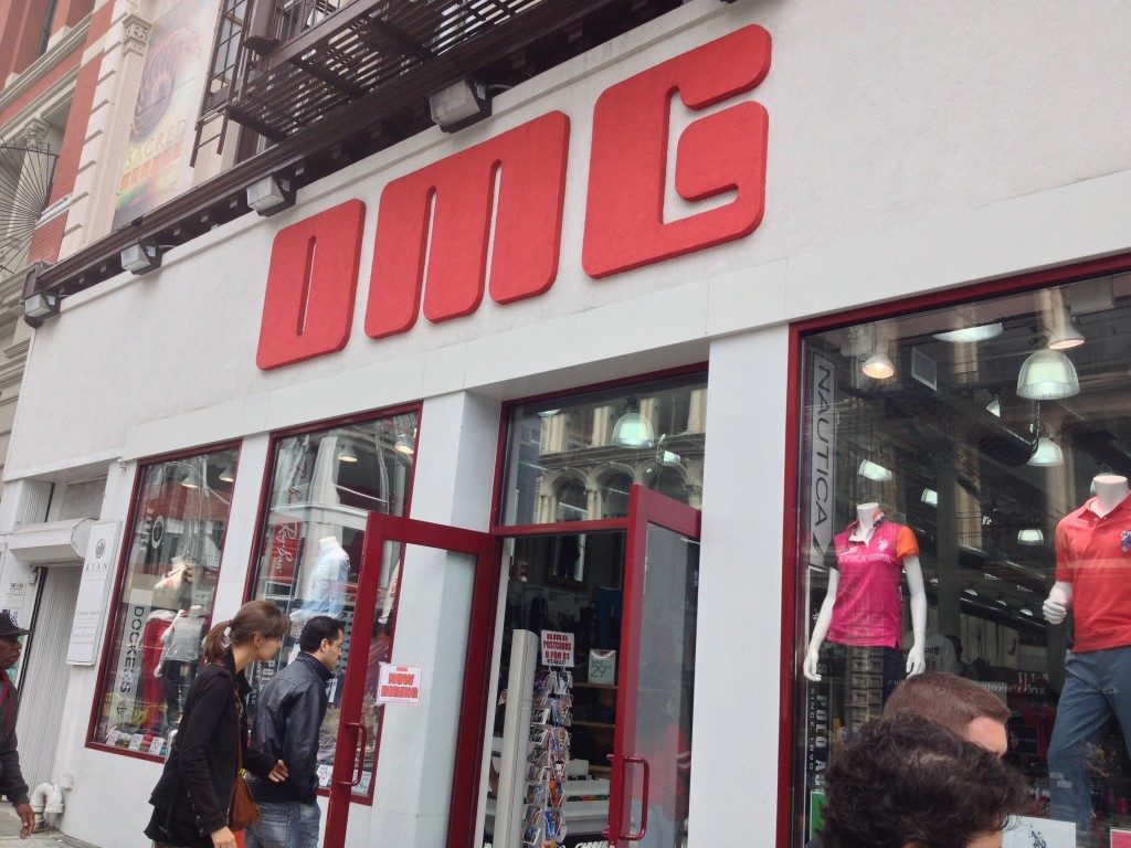 OMG shops, New York