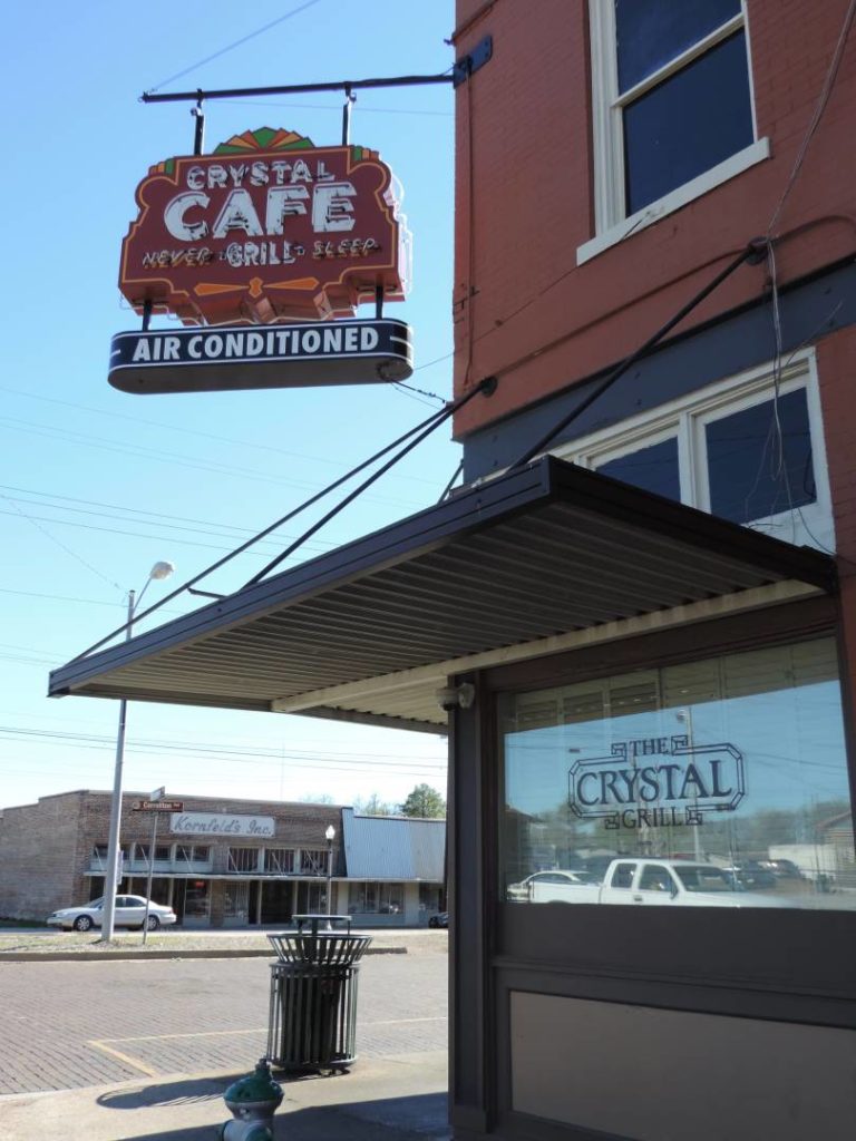 Crystal Cafè, Greenwood. Where you can eat Minnie's chocolate pie