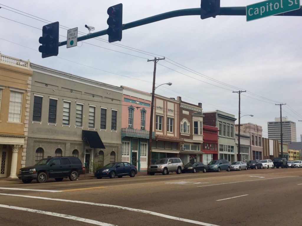 Downtown di Jackson, gli edifici di State Street