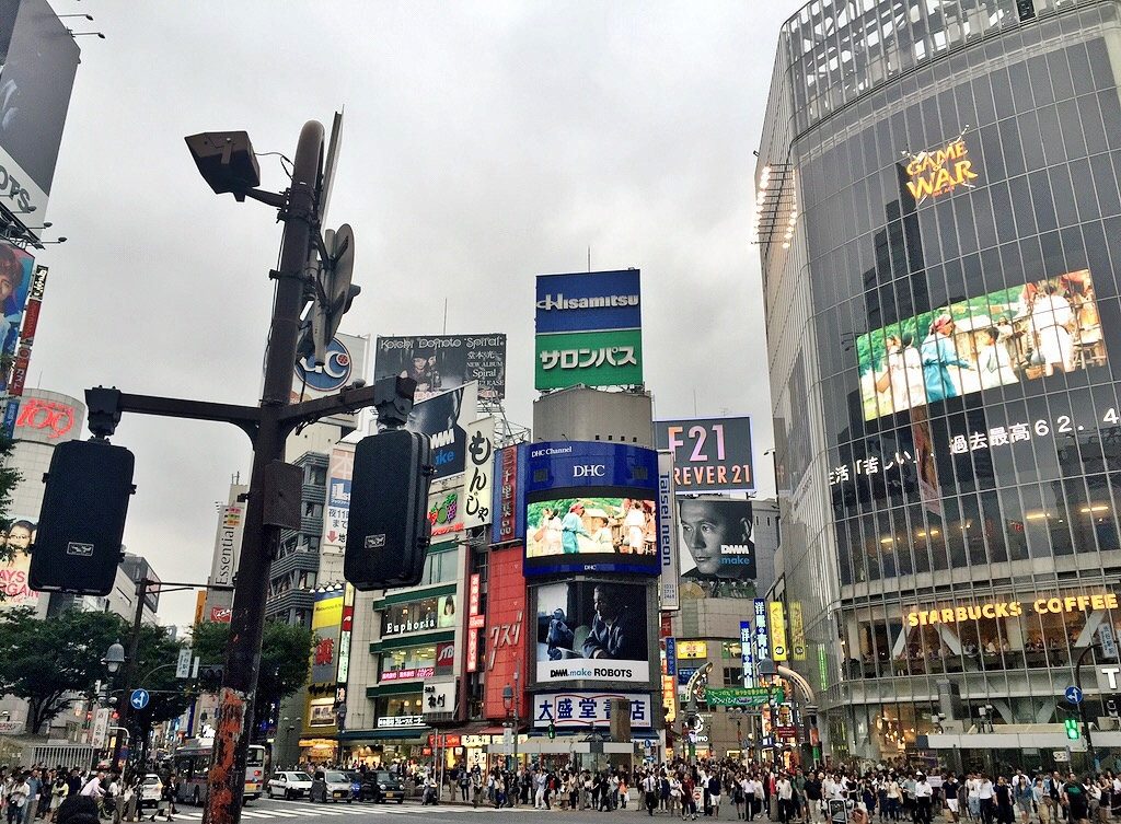 Shibuya, l'incrocio
