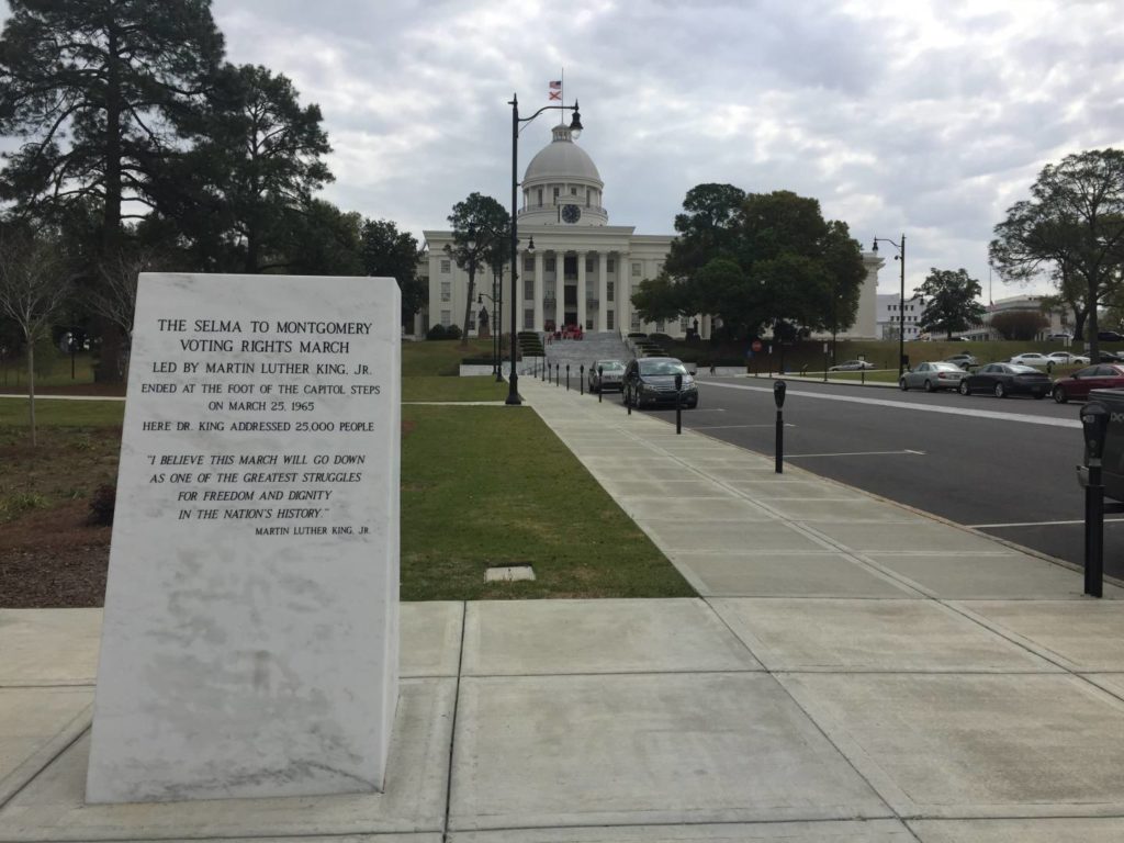 Civil Rights trail: Old state Capitol, Montgomery