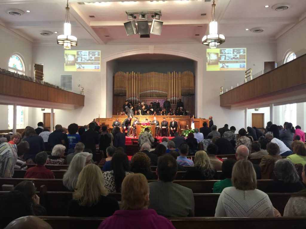Holy function at 16th Street Baptist Church