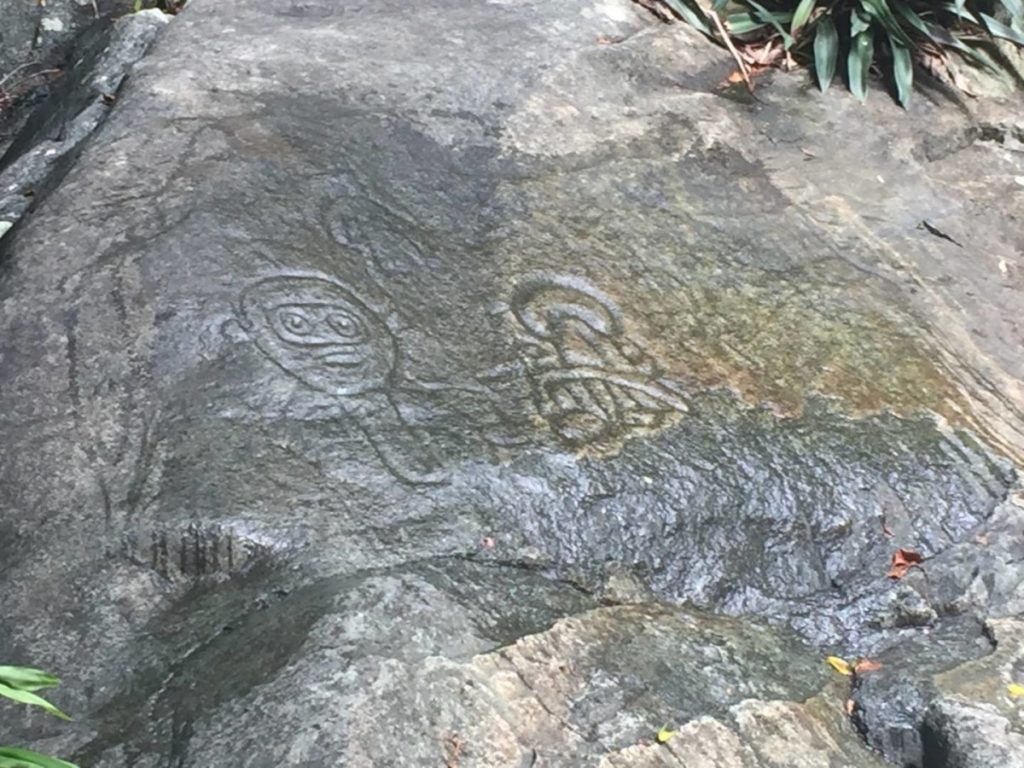 Visit the US Virgin Islands: rupestrian inscriptions in St. John