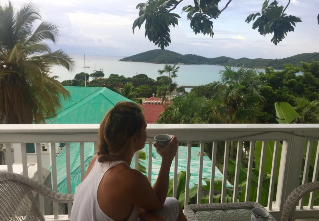 Visitare le US Virgin Islands: St. Thomas, camera con vista su Charlotte Amalie