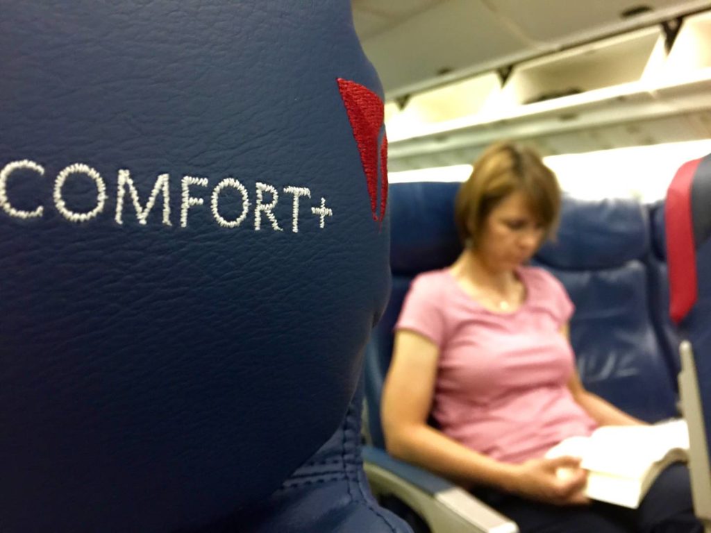 Volare con Delta in Comfort Plus