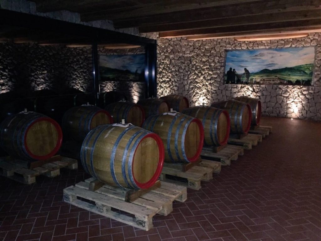 Acetaia del Balsamico Trentino, la sala delle botti