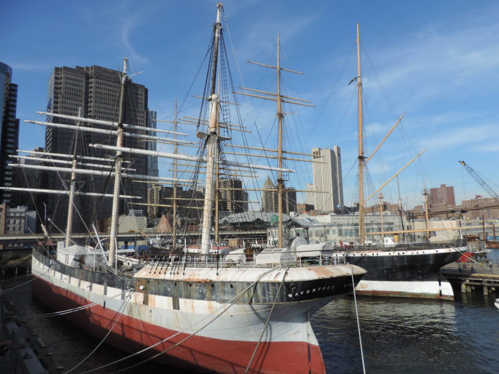 The old port with the oldest ships