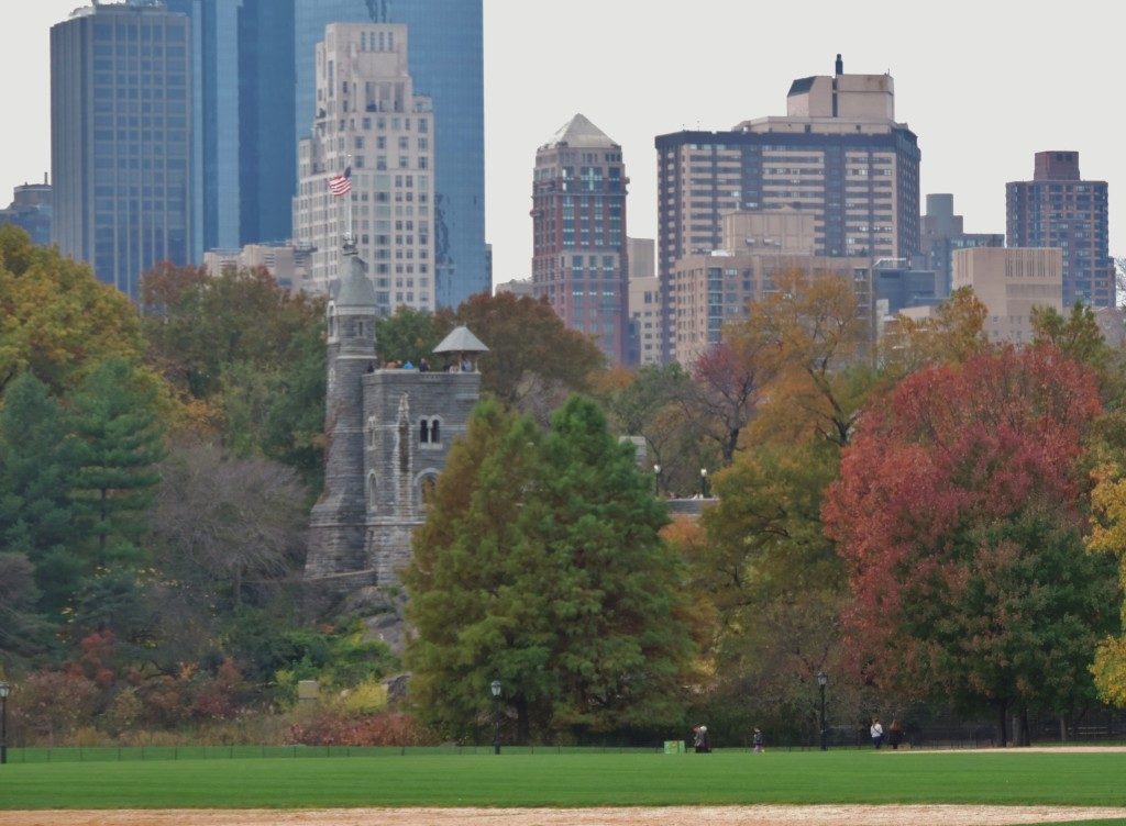 The Great Lawn and on background the Belvedere Castle