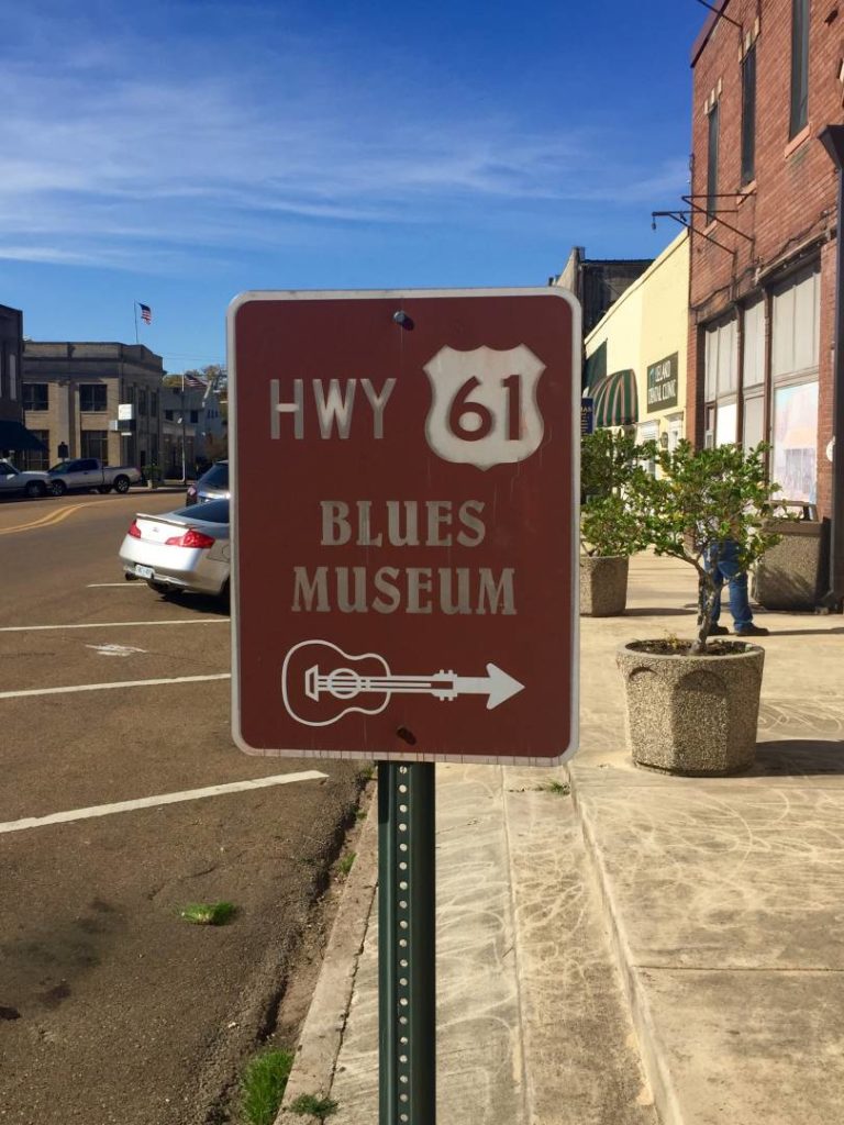 USA on the road. Blues Hwy 61 Museum